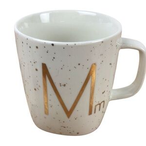 𝅺LIFE at home tea mug coffee cup gold white M